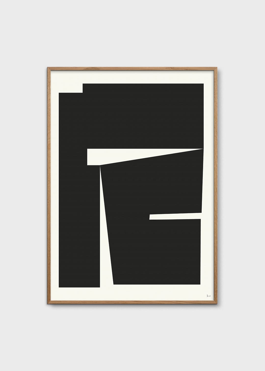 The Poster Club Composition 04 Poster 30x40 cm Beige Schwarz