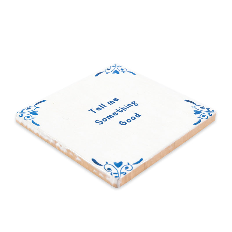 StoryTiles Delft Blue A note to you Fliese 10x10 cm personalisiert