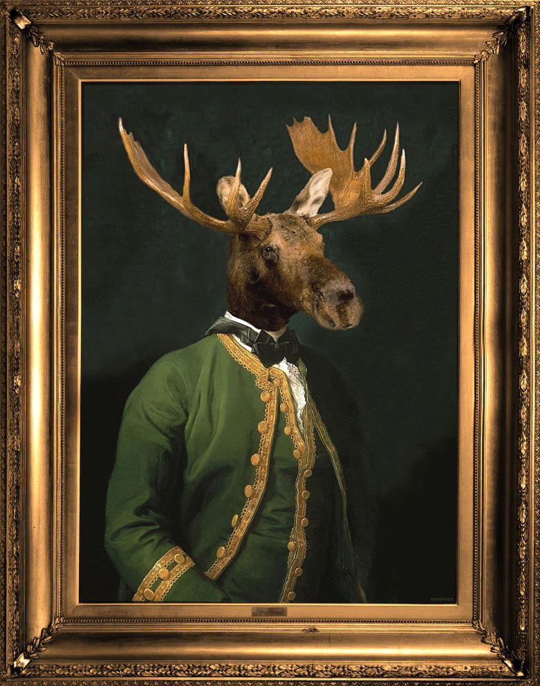 Mineheart Wall Art Lord Montague Leinwandbild 66x81 cm
