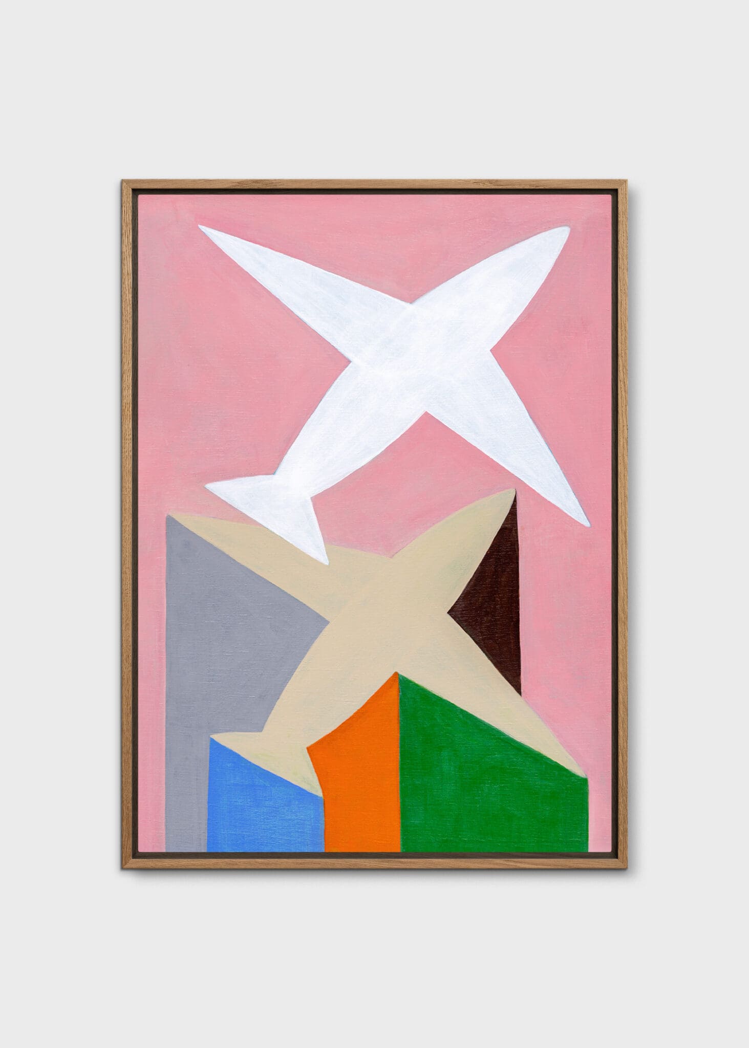 The Poster Club Art Prints Airplane Stump Canvas 30x40 abstrakt