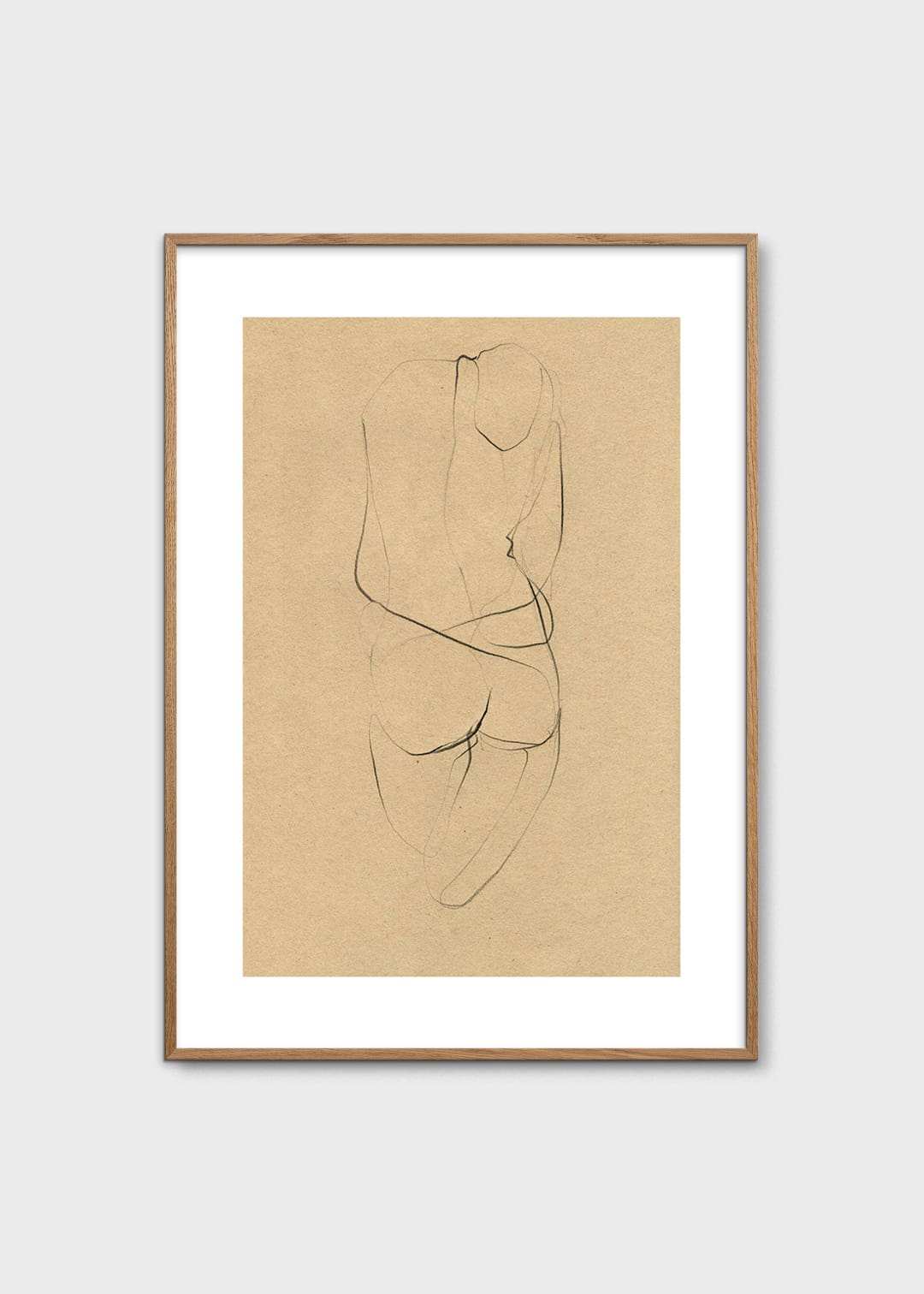 The Poster Club Art Prints Nude 02 Poster 30x40 cm Akt