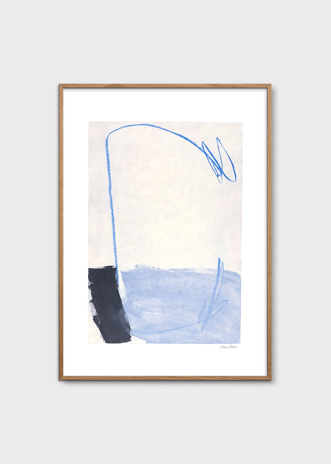 The Poster Club Kevät Saapuu Poster 30x40 cm blau