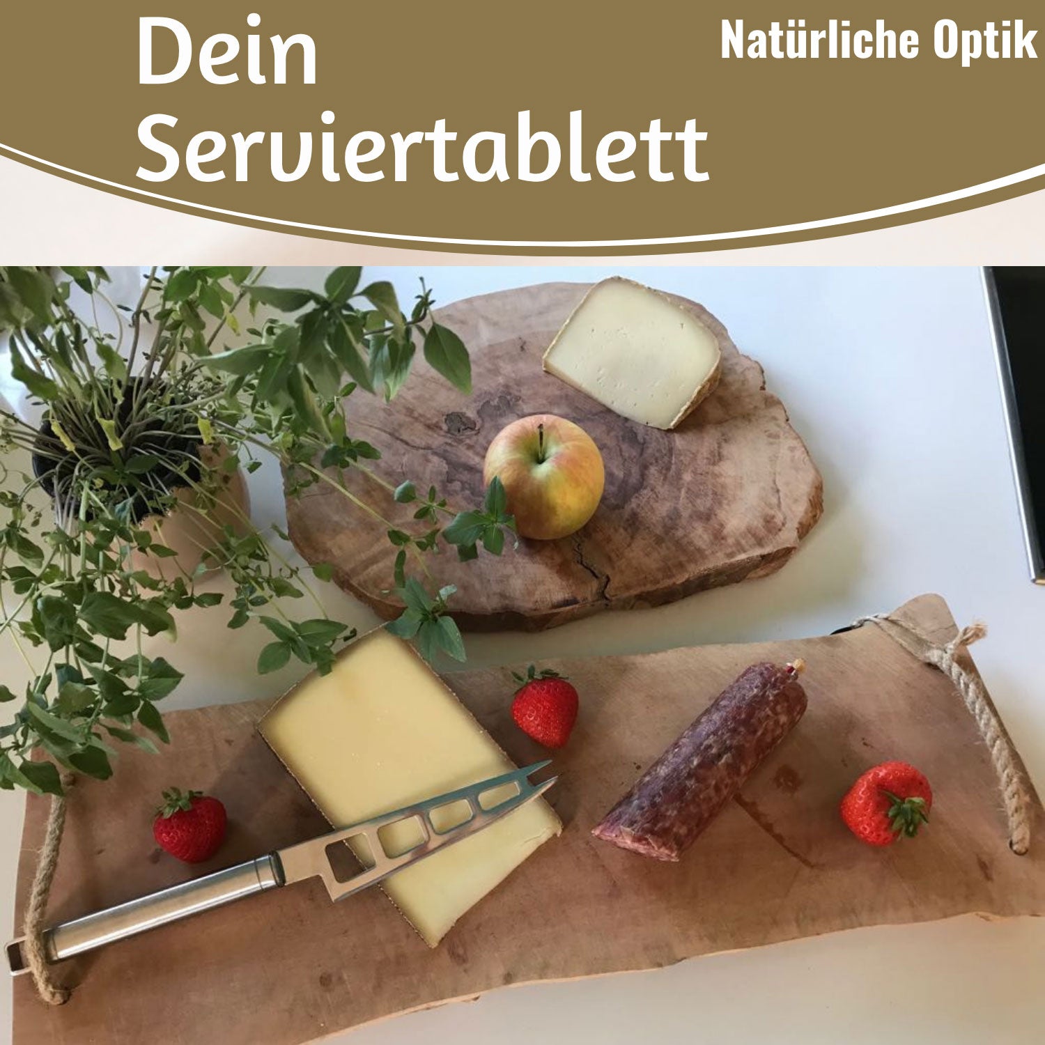 LS-LebenStil Küche & Haushalt Schneidebrett Mango 50cm
