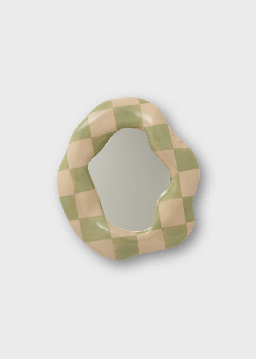The Poster Club Mirror no. 02 Wandspiegel 20x17 salbei
