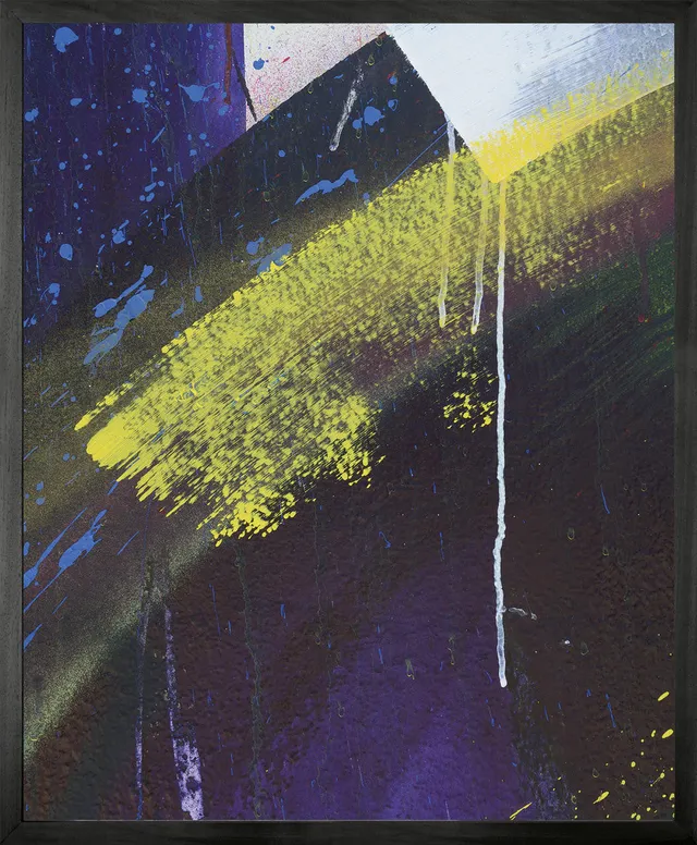 Mineheart Graffiti 2 Leinwandbild Schwarzer Rahmen 30x41cm Urban