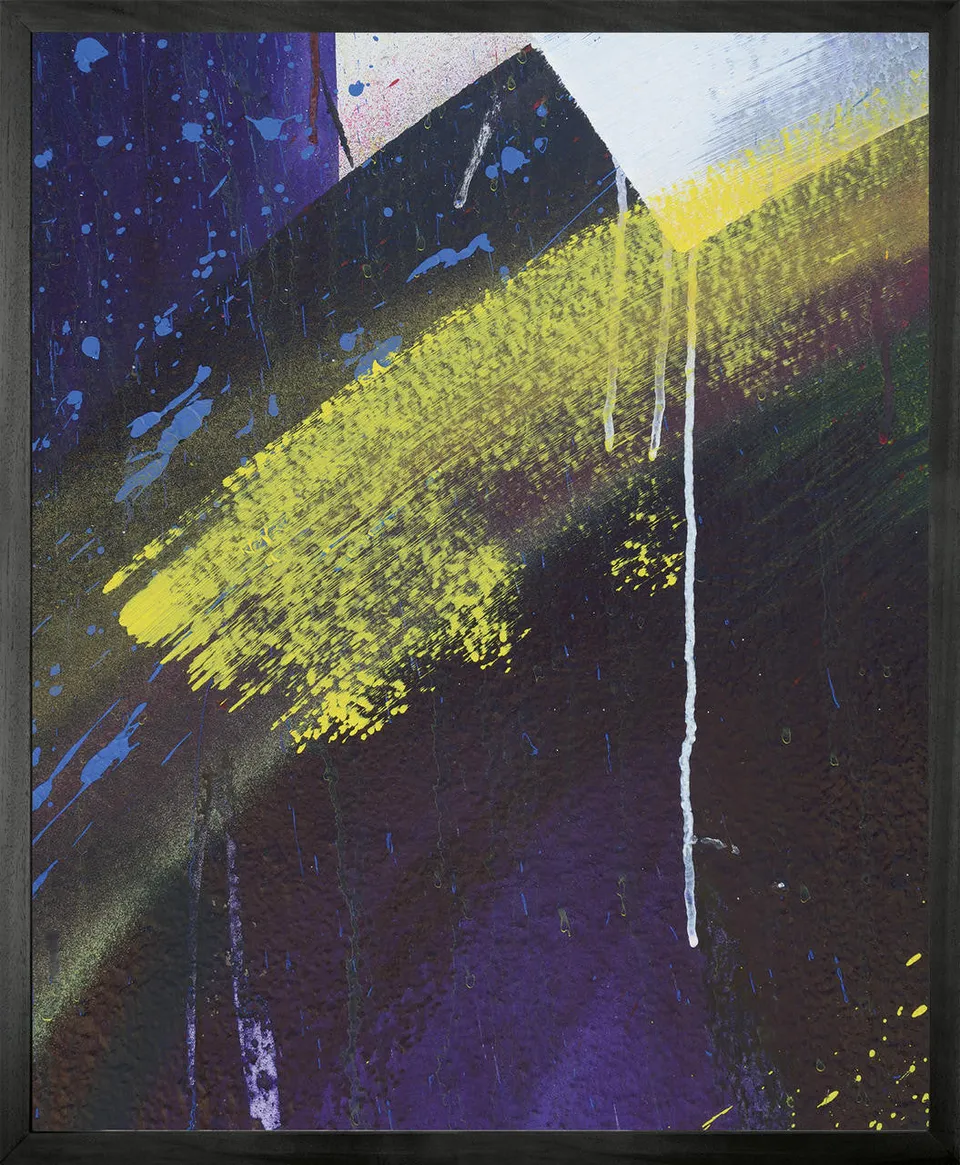 Mineheart Graffiti 2 Leinwandbild Schwarzer Rahmen 30x41cm Urban