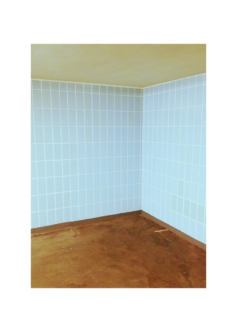 The Poster Club Blue U-Bahn Kunstdruck A4 Foto Blau