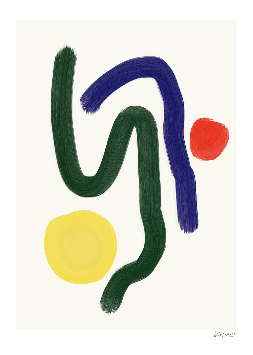 The Poster Club Art Prints Volare Poster 30x40 cm blau