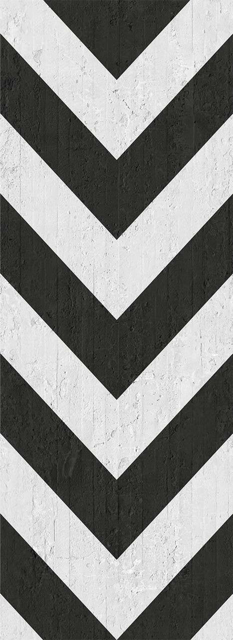 Mineheart Black Geometric Stripes Tapete schwarz Rolle