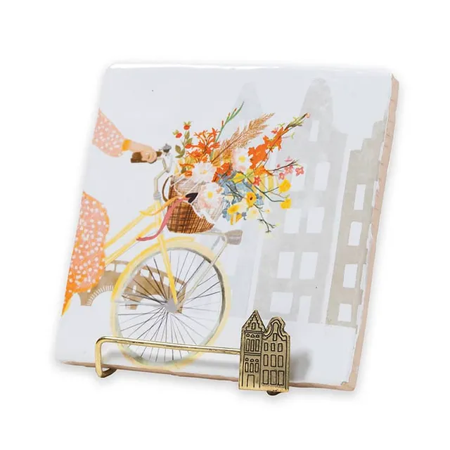 Storytiles Golden Stand House Fliesenständer Gold Metall