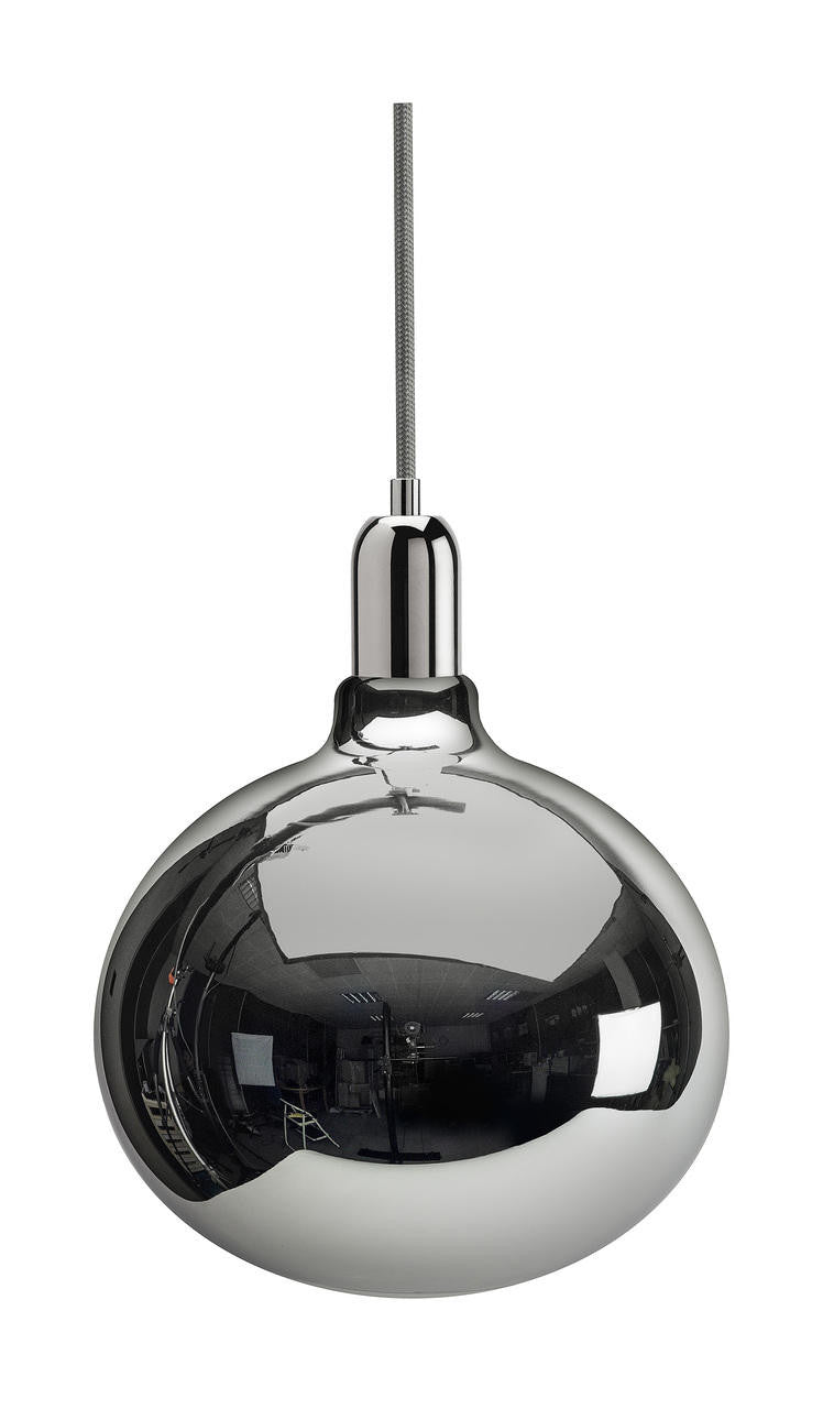 Mineheart King Edison Grande Pendelleuchte Chrom 28cm