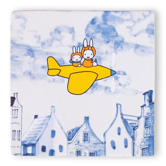 Storytiles Delft Blue Nijntjes Reise Wandfliese M Baby