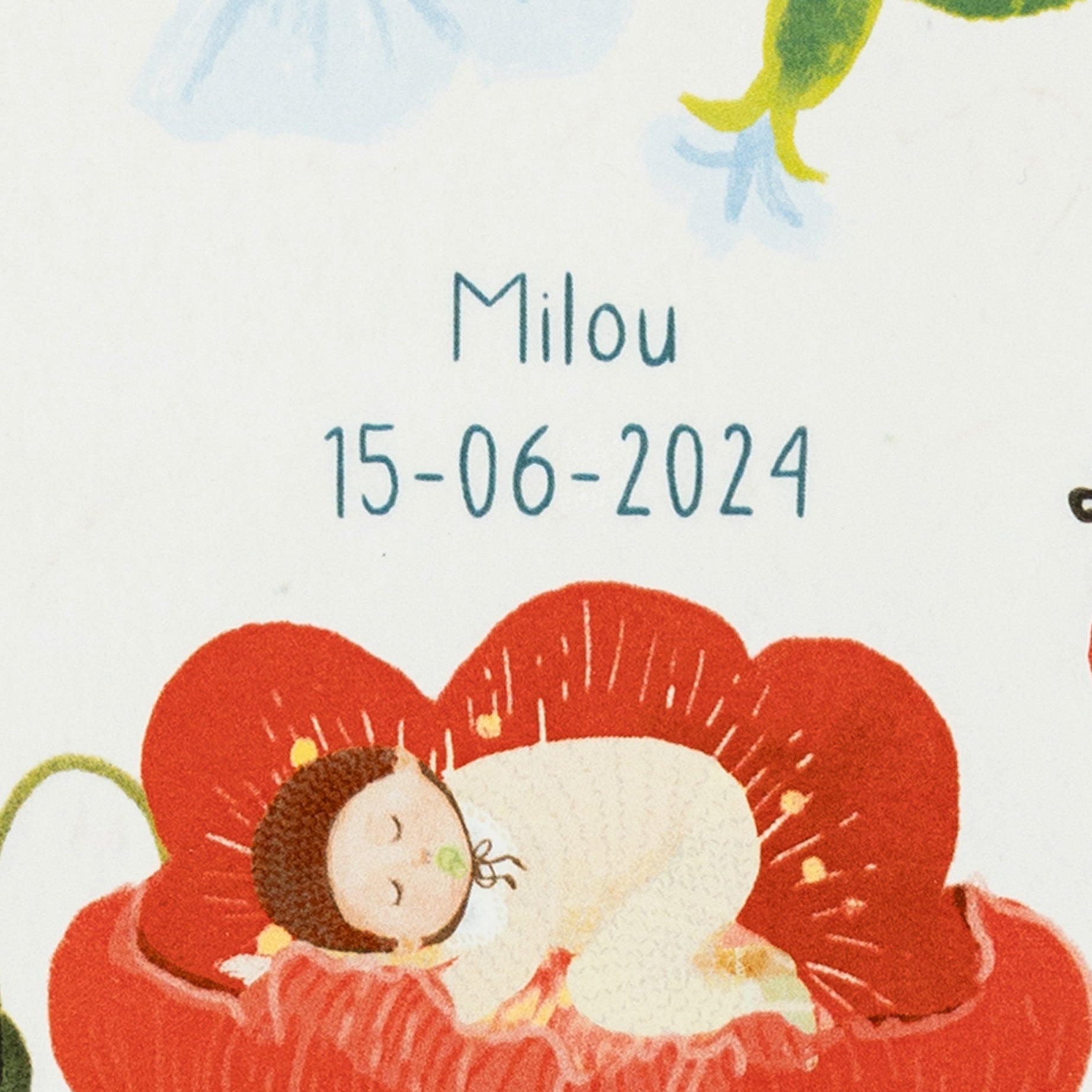 Storytiles Delft Blue May you blossom Fliese S 10x10 cm Baby