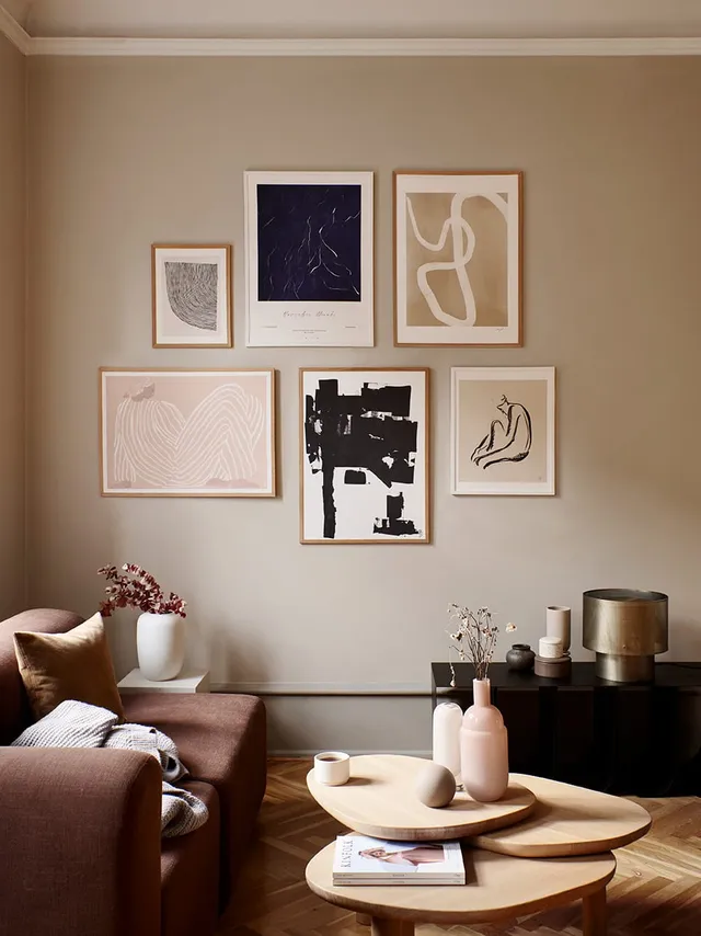 The Poster Club Curated Art Walls Edit No. 015 Wandbilder Set Beige