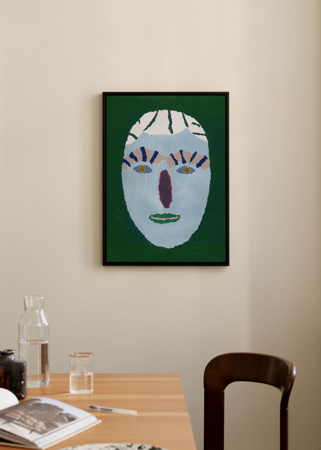The Poster Club Art Prints Bright Hair Portrait Leinwand 30x40