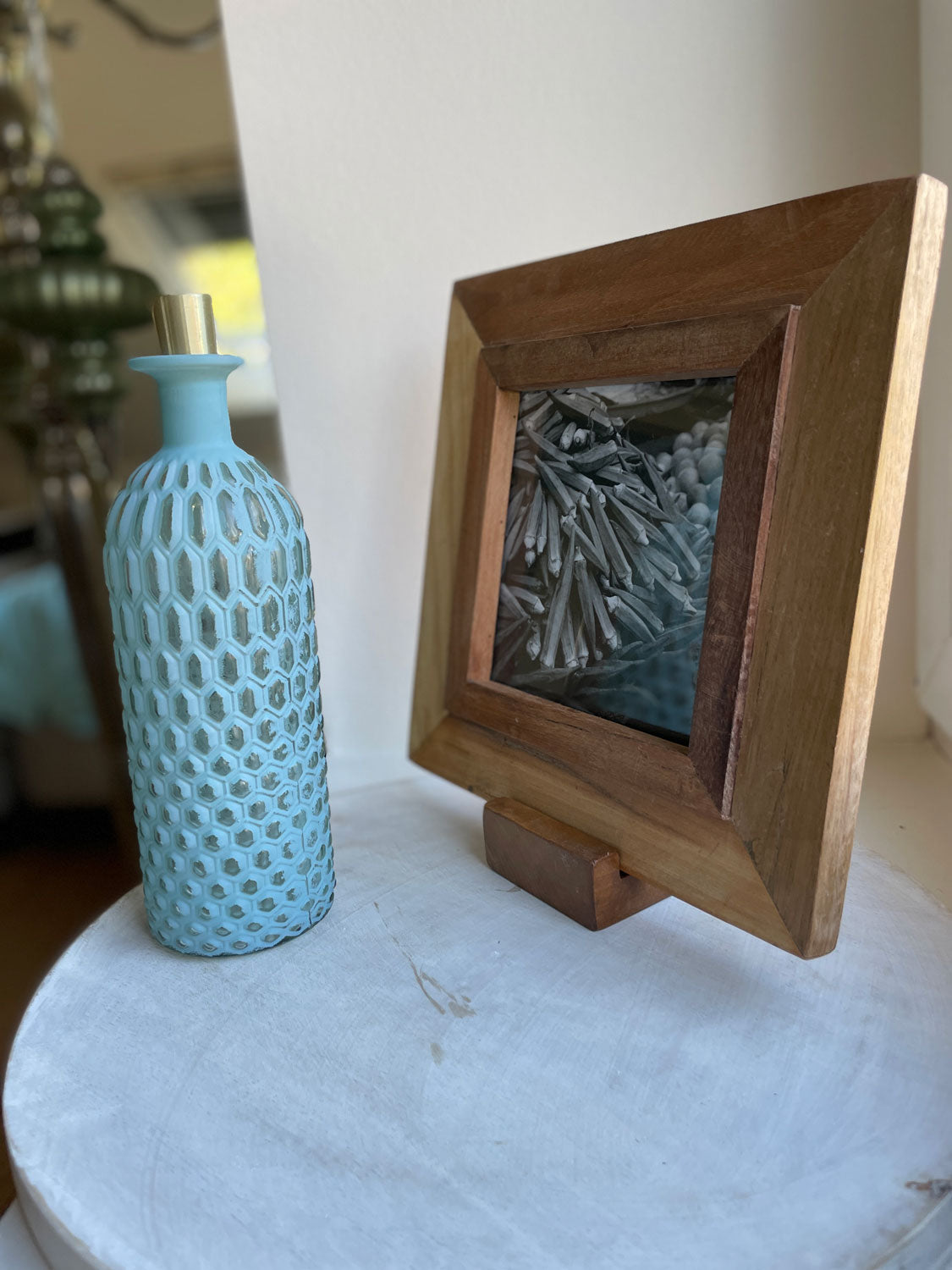 LS-LebenStil Bilderrahmen Fundholz 15x15cm Natur Retro