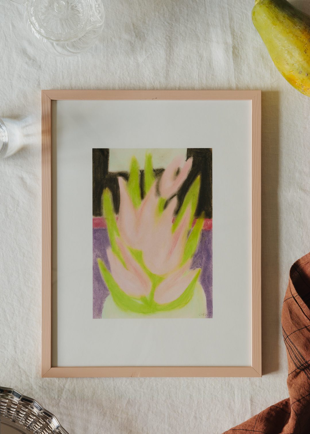 The Poster Club Tulips 11 Kunstdruck 30x40 rosa Tulpen