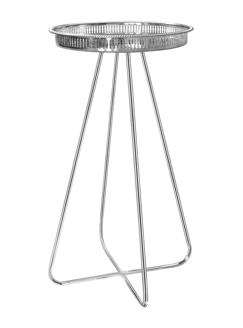 Mineheart Furniture Casablanca Tisch Silber Kurz 37 cm