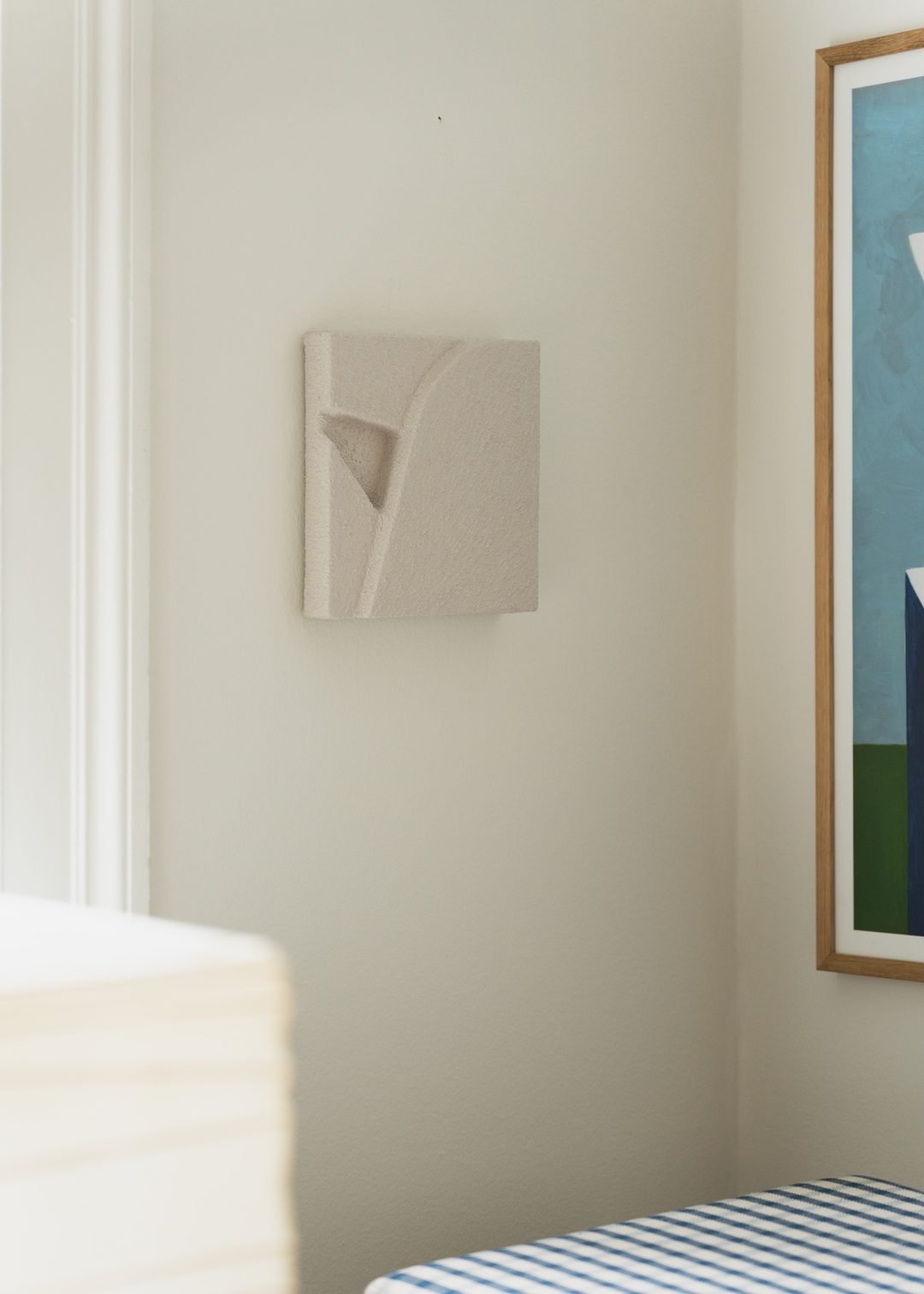 The Poster Club Art Prints Yves Etage 01.01 Relief 20x20 cm beige