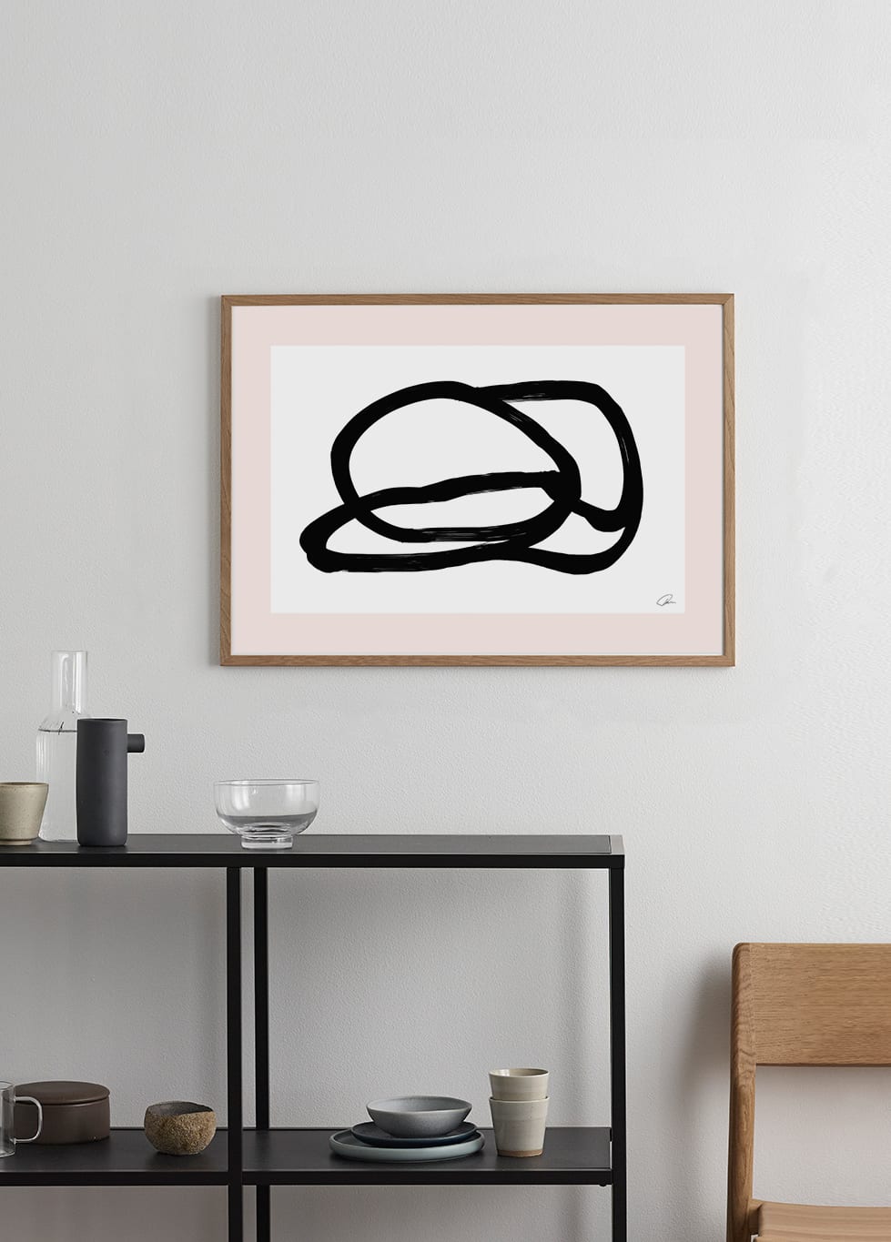 The Poster Club Art Prints Composition 01 Poster abstrakt beige