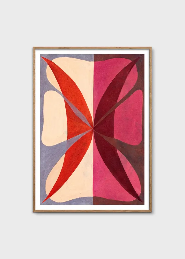 The Poster Club Two Realities Poster 30x40 cm Rosa