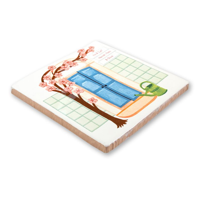Storytiles Delft Blue Mijn huis is jouw huis Fliese S 10x10 cm Spruch