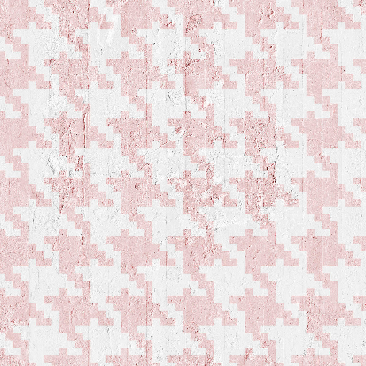 Mineheart Wallpaper Pink Pied De Poule Tapete Hahnentritt