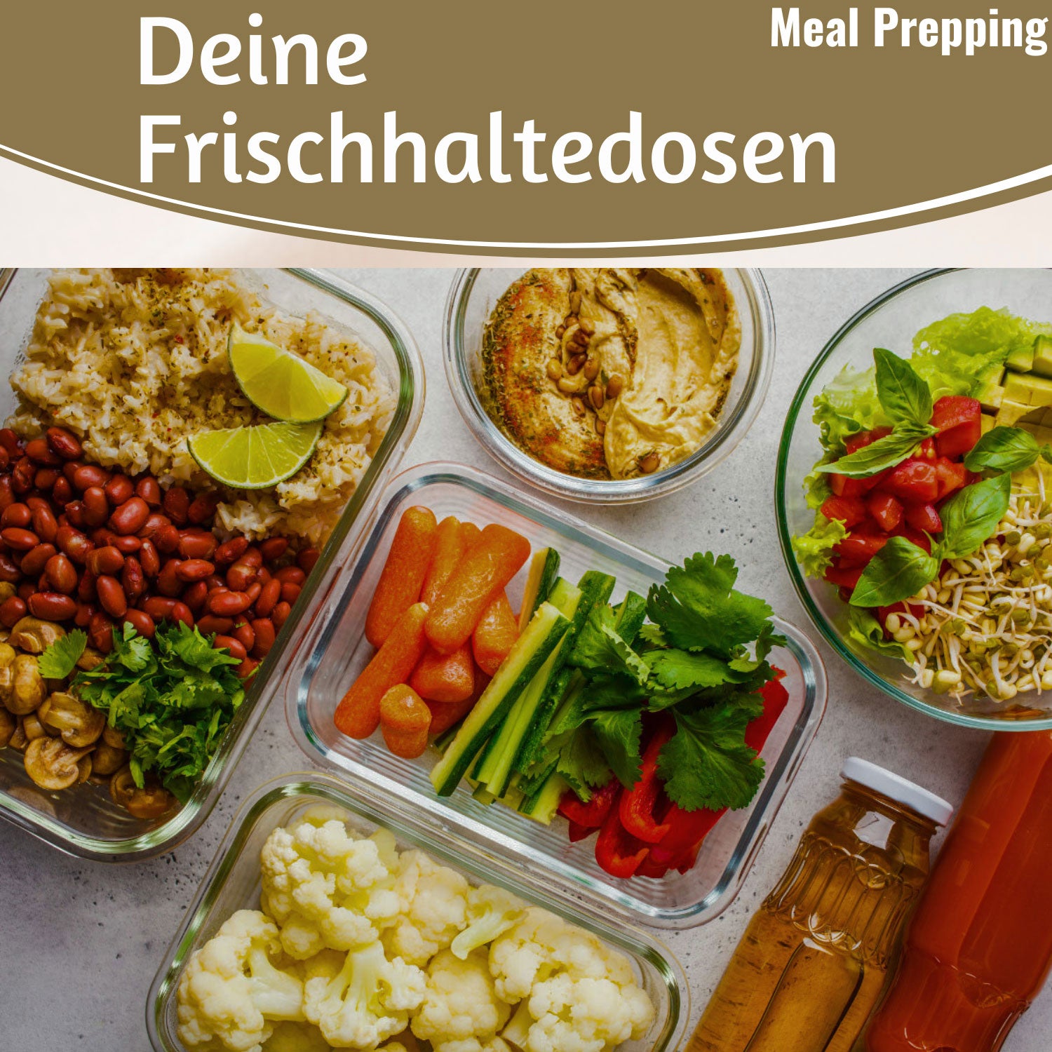 LS-LebenStil Cook & Lock Frischhaltedose Glas 3er Set eckig
