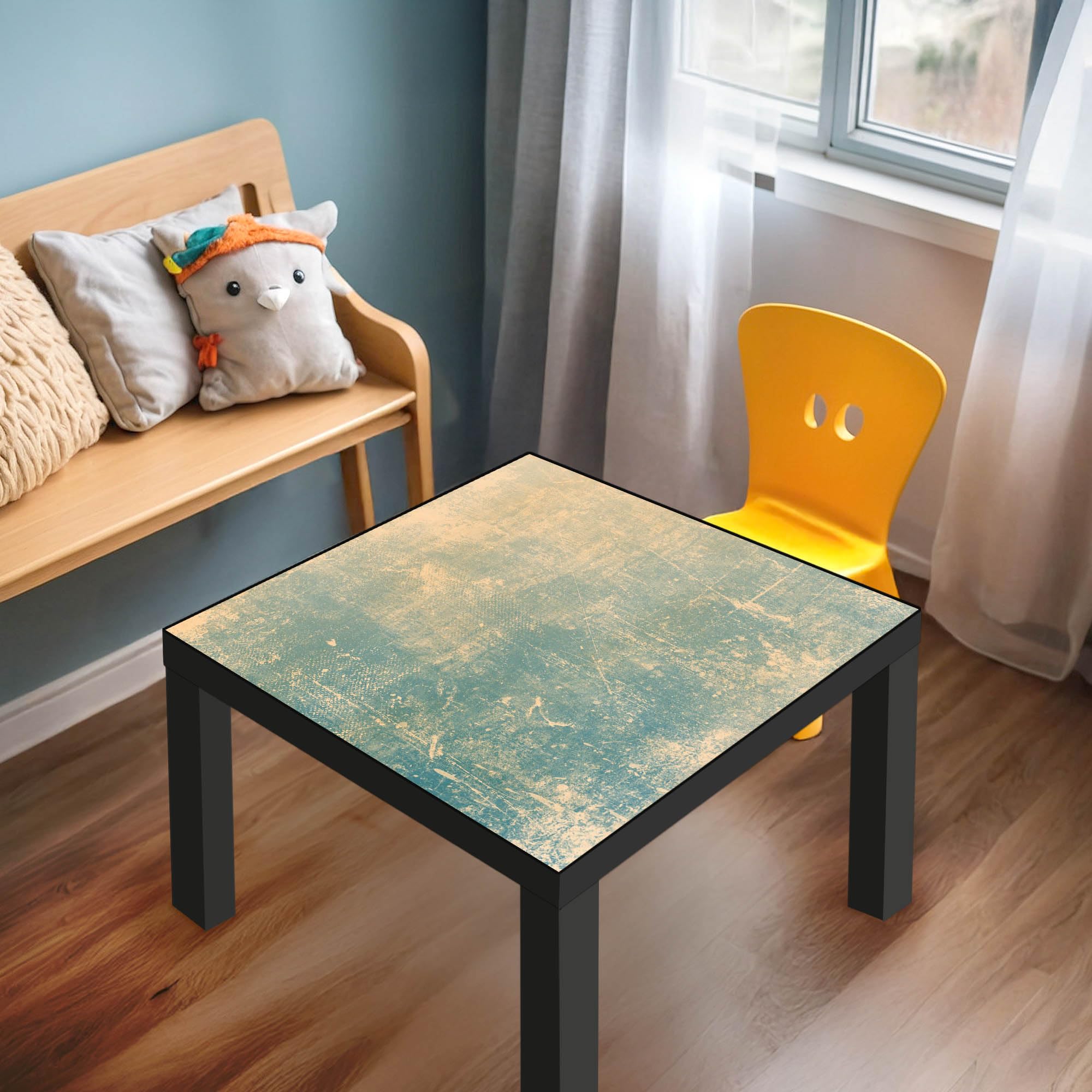 Banjado Möbelfolie Tischfolie Patina Grün 55x55 selbstklebend