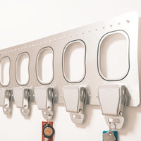 Aircraft Key Holder Five Window Schlüsselbrett Alu Gurtschnalle