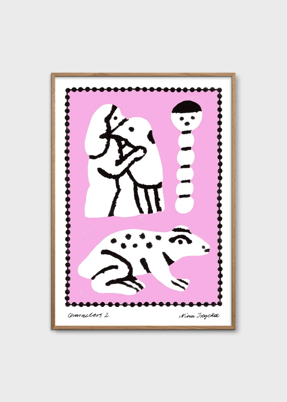 The Poster Club Art Prints Characters 02 Poster A4 Tiermotiv