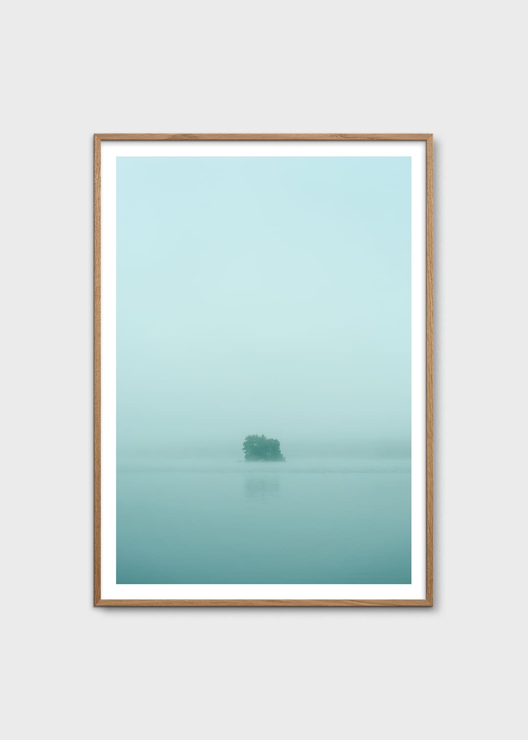 The Poster Club Art Prints Island Fotoposter 30x40 cm hellblau