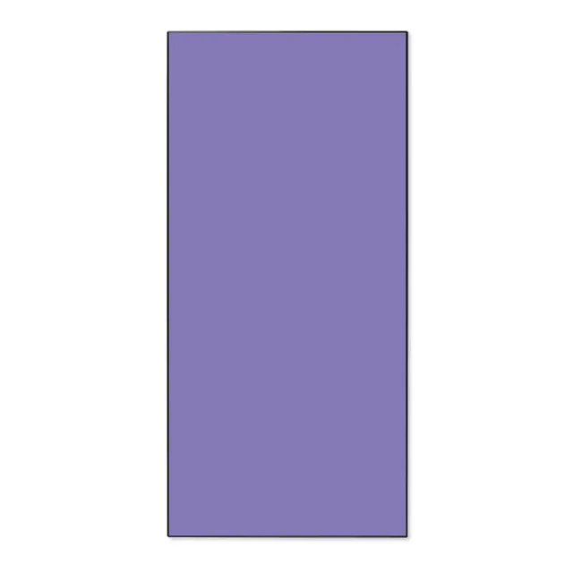 Banjado Magnettafel Metall 37x78cm Magnetwand Lavendel beschreibbar