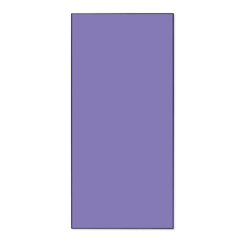 Banjado Magnettafel Metall 37x78cm Magnetwand Lavendel beschreibbar