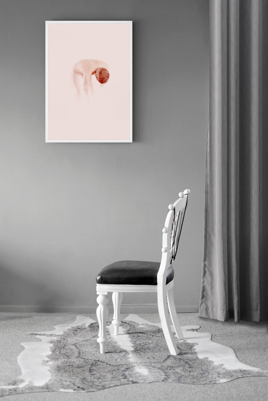 Mineheart Limbo 1 Wandbild 40x50 rosa surreal