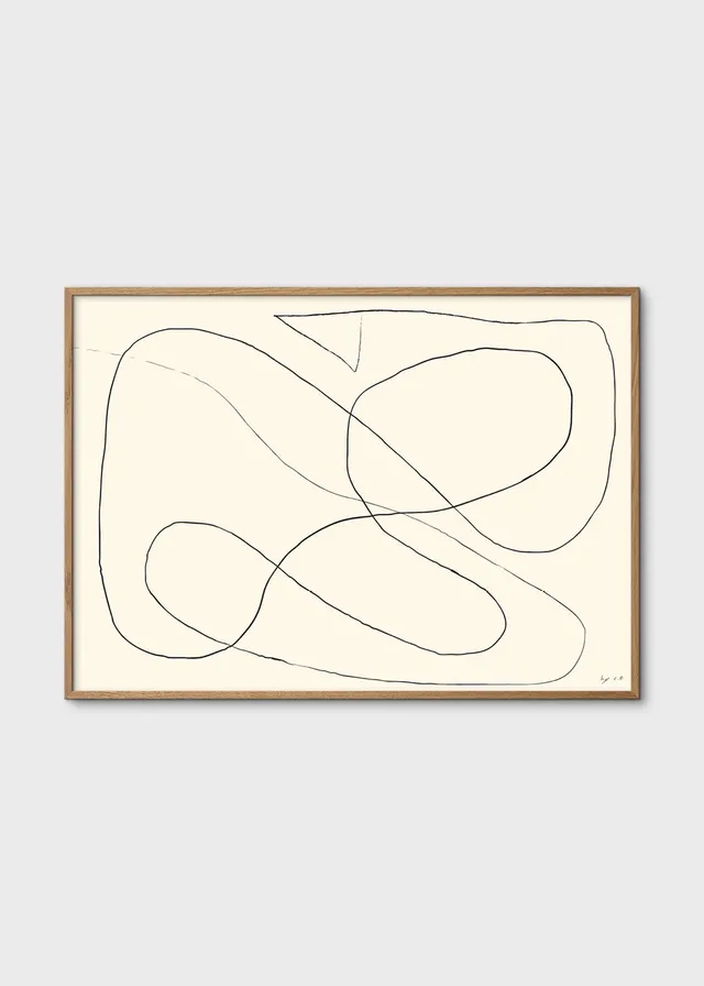 The Poster Club Art Prints Figure 02 Poster 30x40 cm beige