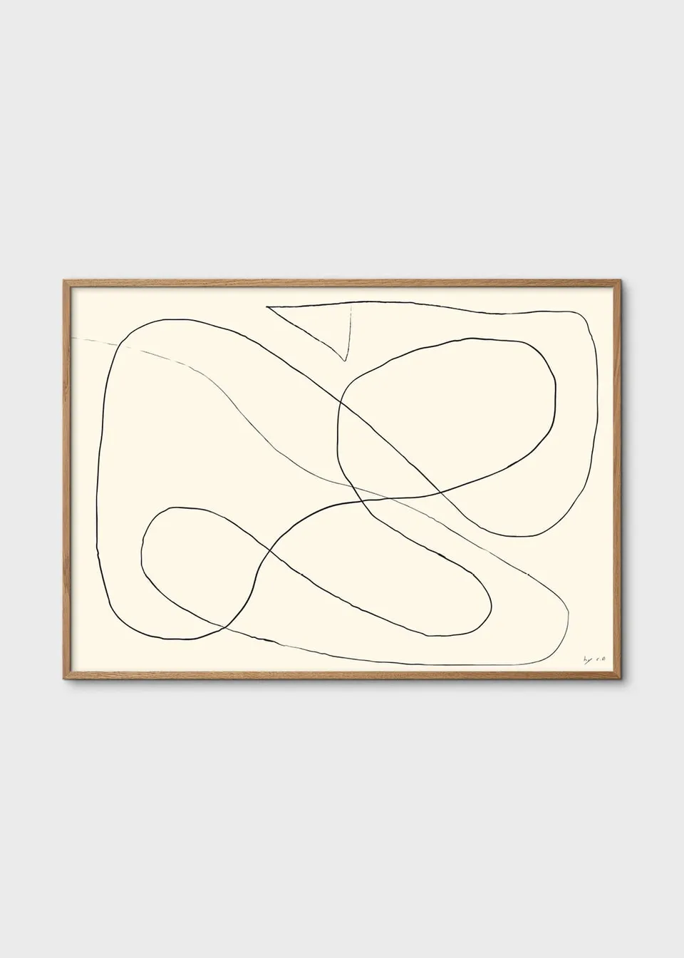 The Poster Club Art Prints Figure 02 Poster 30x40 cm beige