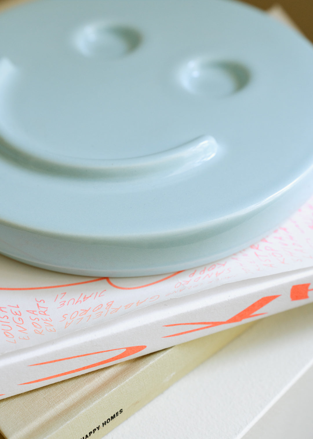 Happy Ceramics Happy Sky Blue Wandrelief 18cm Keramik