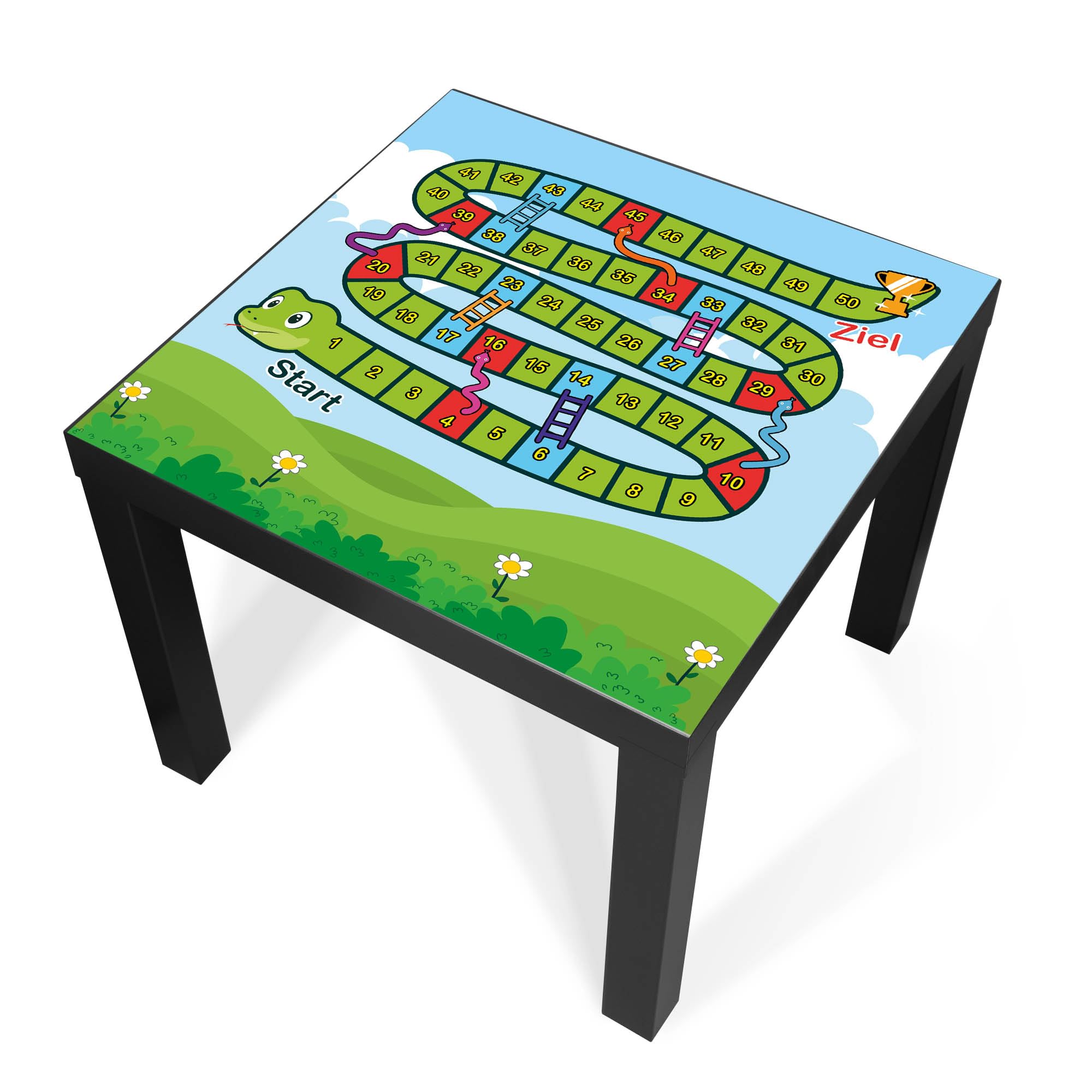 Banjado Möbelfolie Spielbrett 3 Tischfolie 55x55 cm
