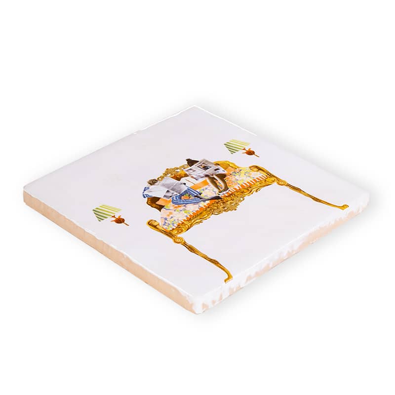 Storytiles Delft Blue Beste begin van de dag Fliese 10x10 cm