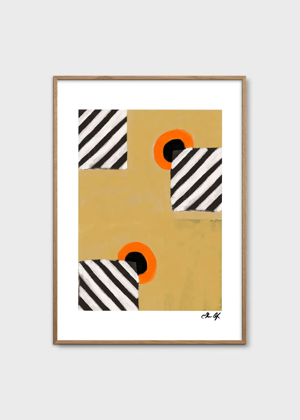 The Poster Club Skydd Kunstdruck A4 orange