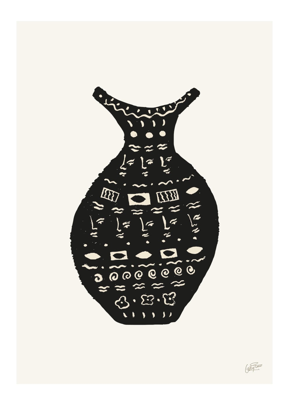The Poster Club Les Objets Poster 30x40 cm Minimal