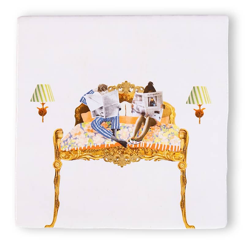 Storytiles Delft Blue Beste begin van de dag Fliese 10x10 cm