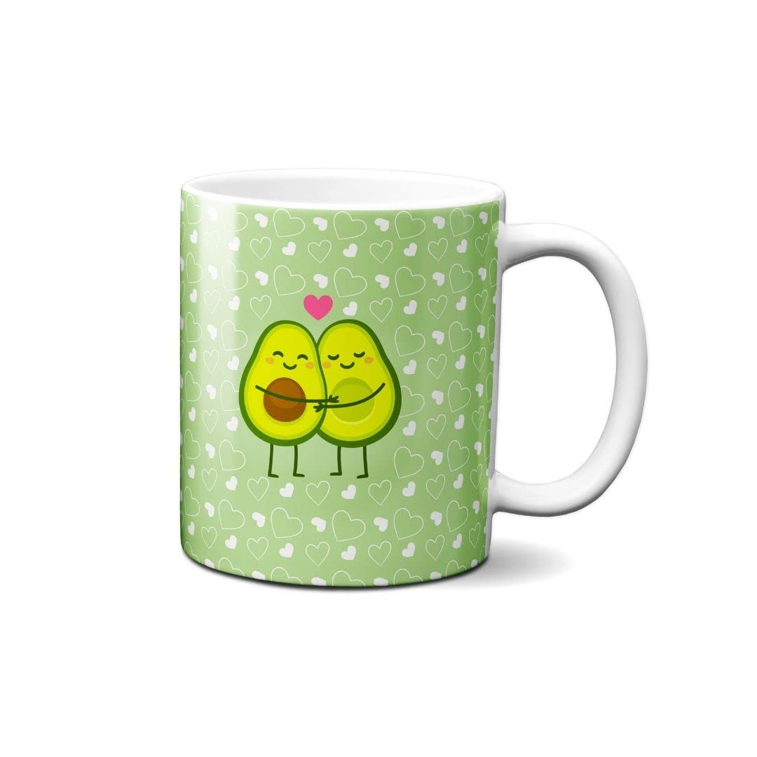Hustling Sharks Wandbilder Avocados in love Tasse 330ml bunt
