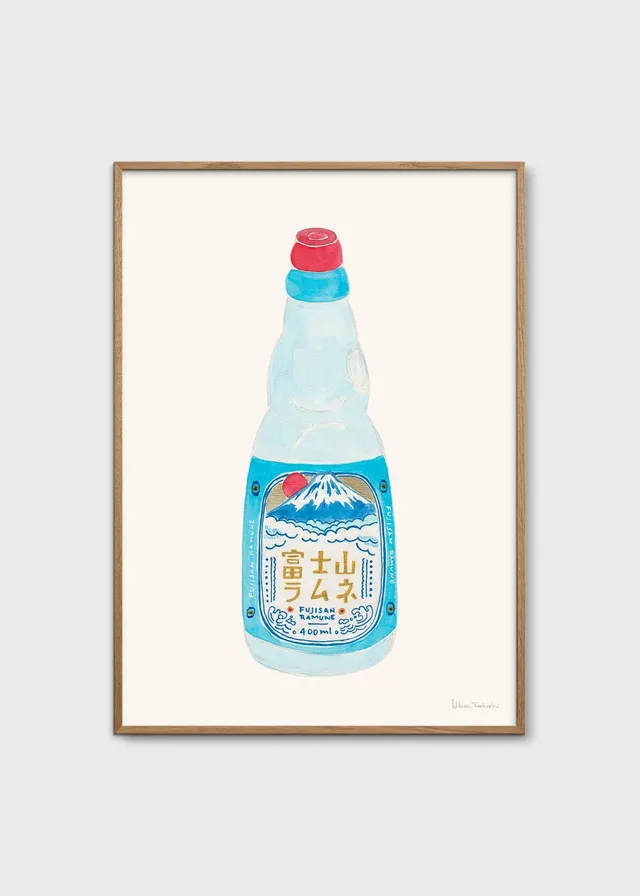 The Poster Club Art Prints Fujisan Ramune Poster 30x40 Küche