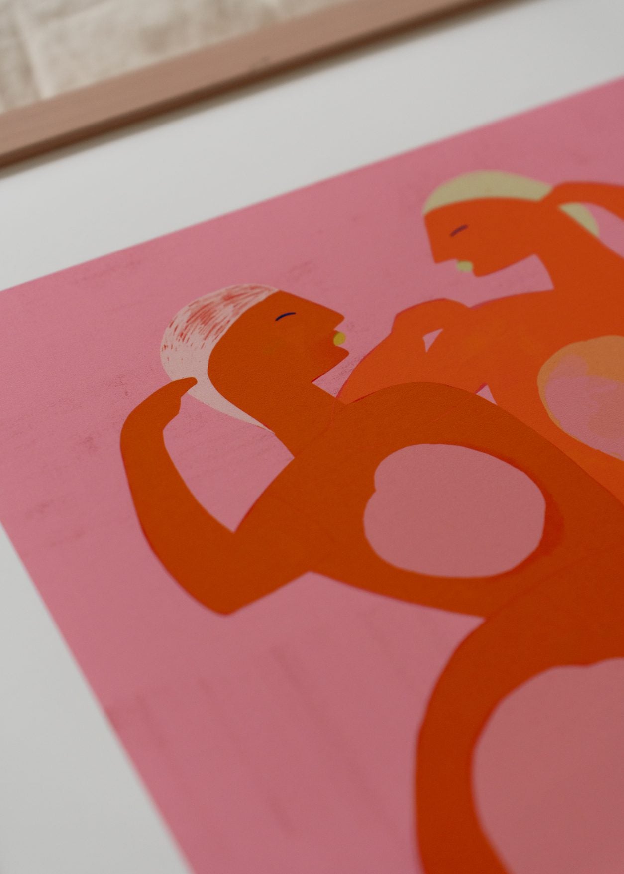 The Poster Club Art Prints Sisterhood Poster 30x40 rosa