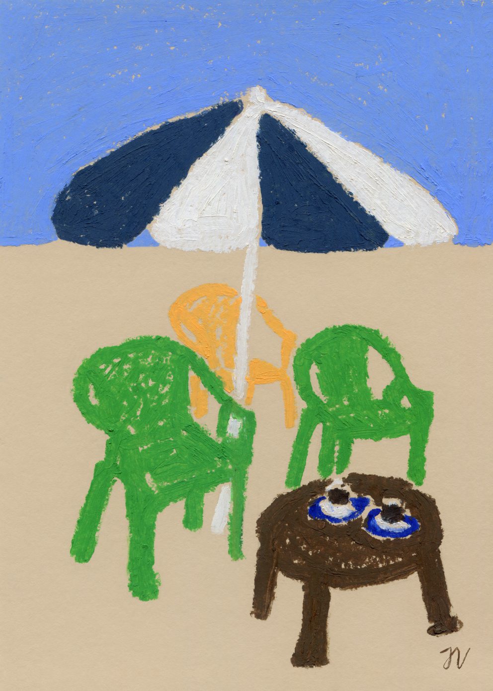 The Poster Club Coffee in the Sun Poster 30x40 cm figurativ