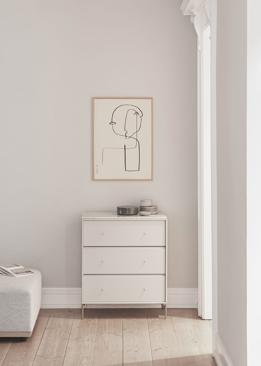 The Poster Club Sculpture No. 02 Poster 50x70 Beige