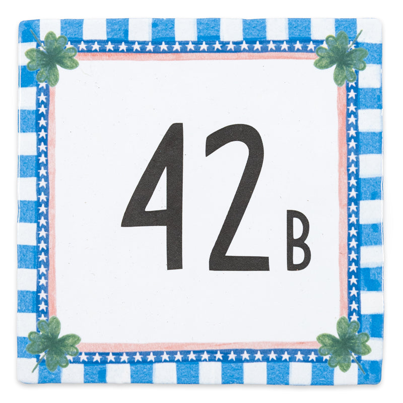 Storytiles Delft Blue Hausnummer Wandfliese M 13x13 cm
