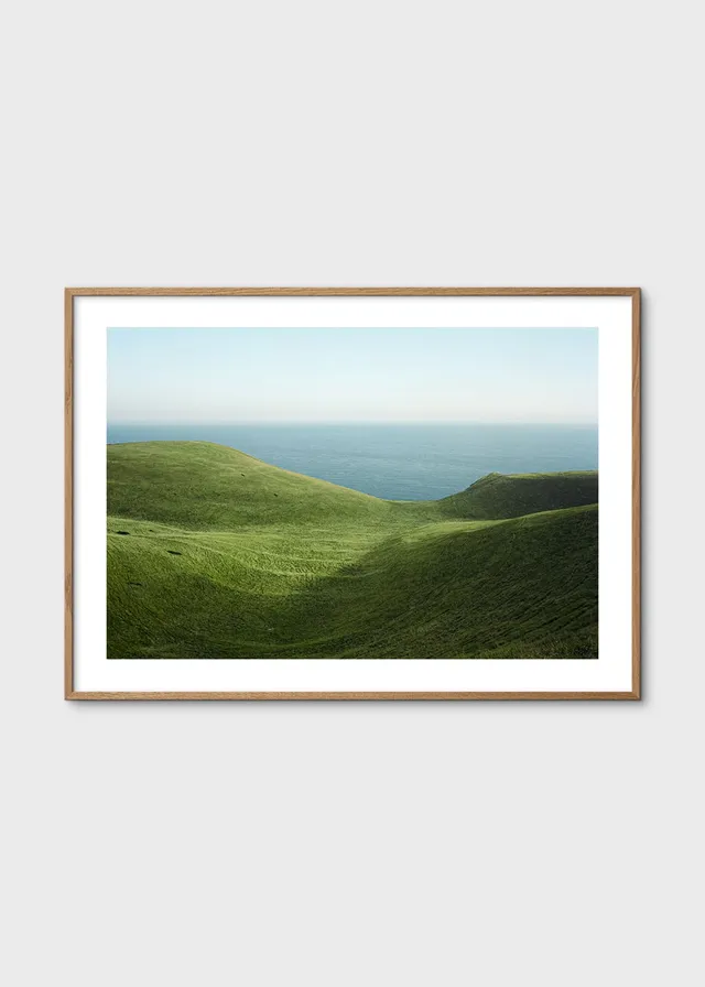 The Poster Club Dorset Poster 30x40 cm Landschaft blau